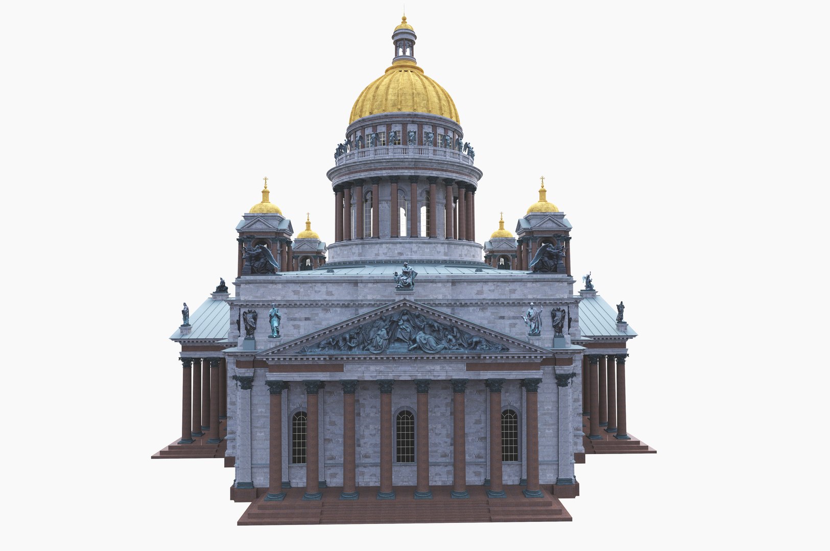 Saint isaac s cathedral model - TurboSquid 1241656