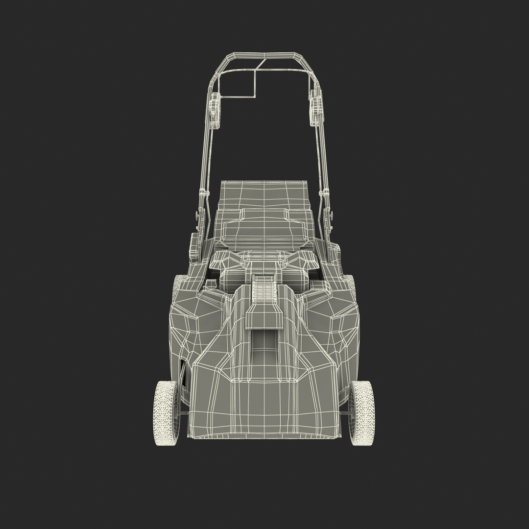 Lawn Mower Black Decker 3d 3ds