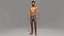 3D model male rigged