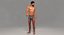 3D model male rigged