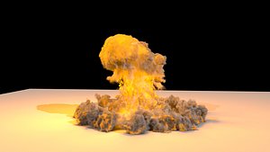 Realistic Fire Explosion - VDB model