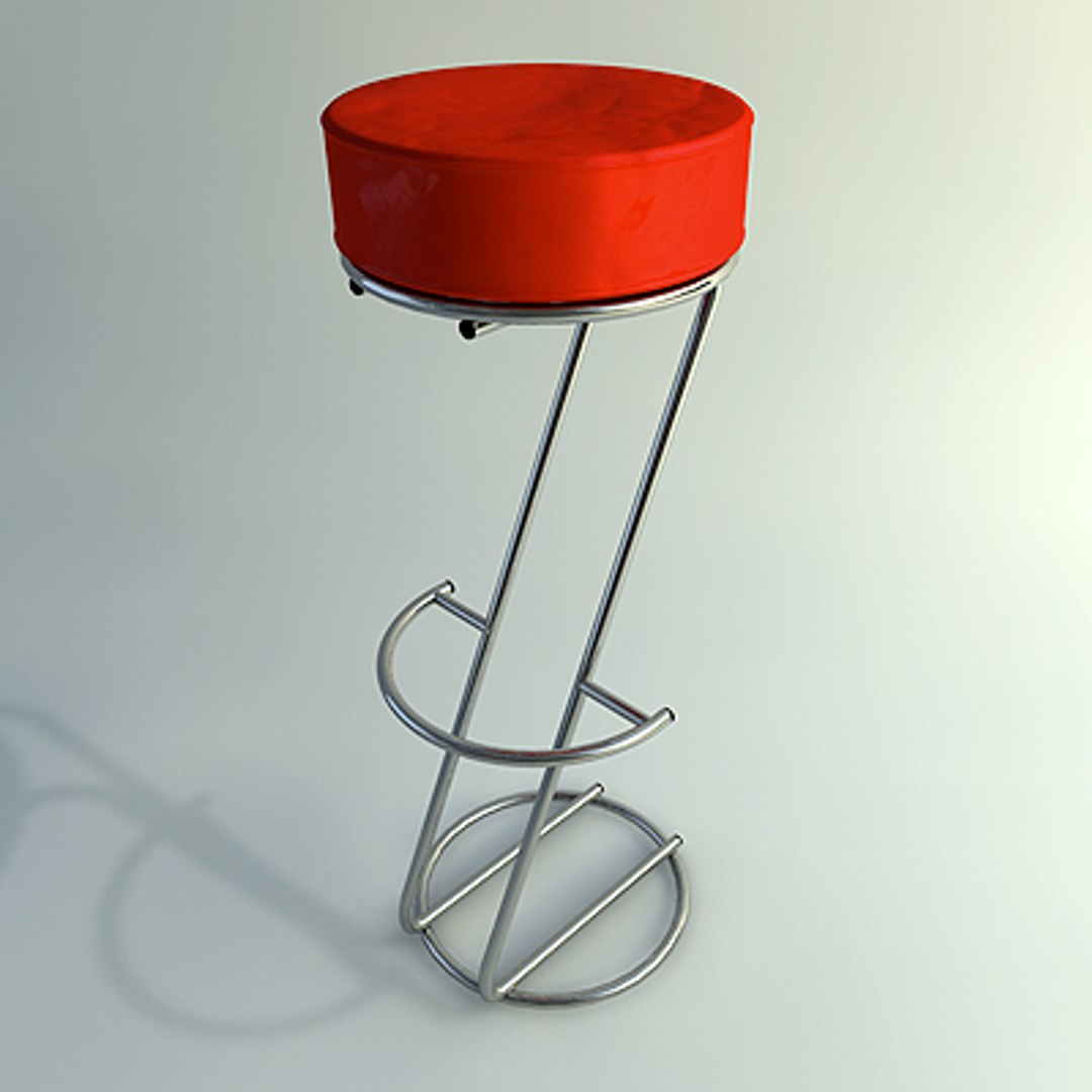 Free Bar Stool 3d Model