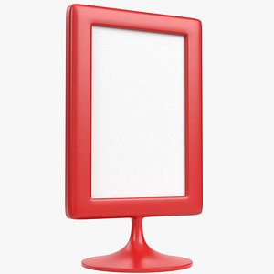 Tabletop sign holder 1 3D