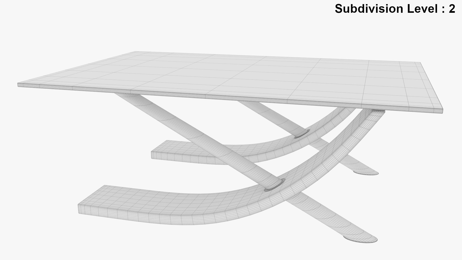3D Modern Glass Table Model - TurboSquid 1885892
