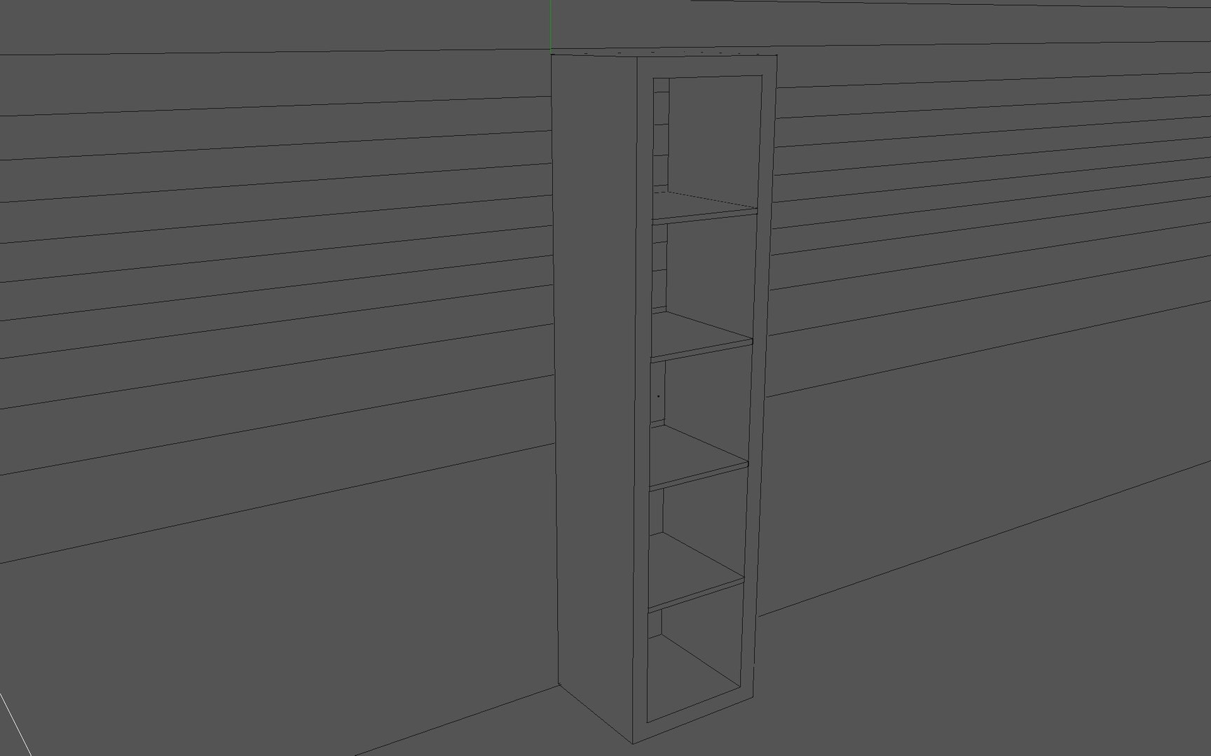 Ikea Expedit 1x5 3d Model
