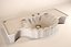 Stone sink handmade 3D model