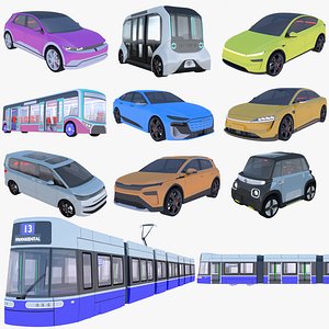 Cars and Flexity tram