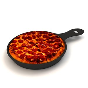 3D Pepperoni Pizza