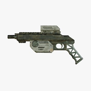 SCI-FI gun v001 3D model