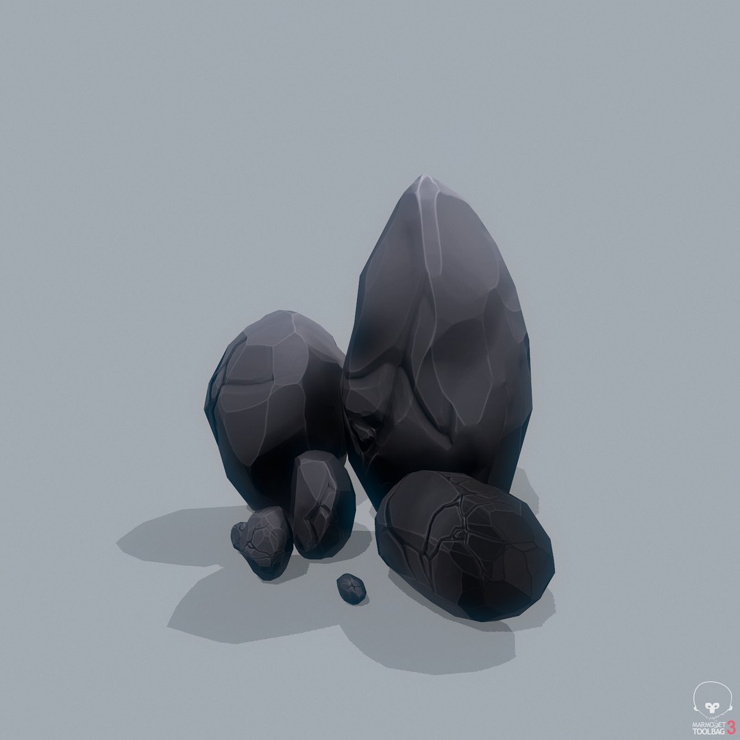 Stylized Rocks Model - TurboSquid 1545843