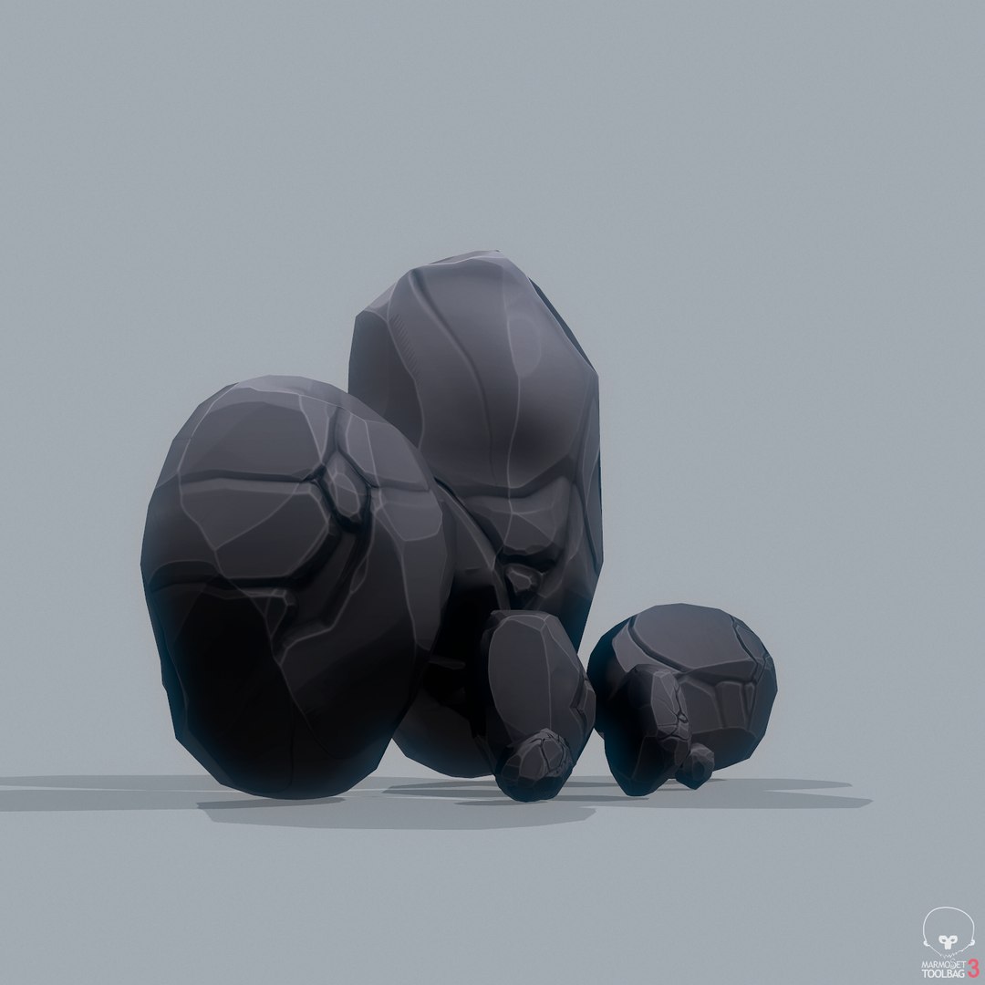 Stylized Rocks Model - TurboSquid 1545843