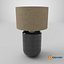 Lampe de table Matilde avec abat-jour tambour en toile de jute