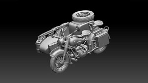 3D r75 motorcycle