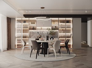 3D Modern Restaurant model