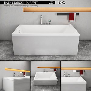 starck bath 3D model