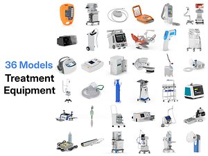 3D 36 Models Medical Treatment Equipment model