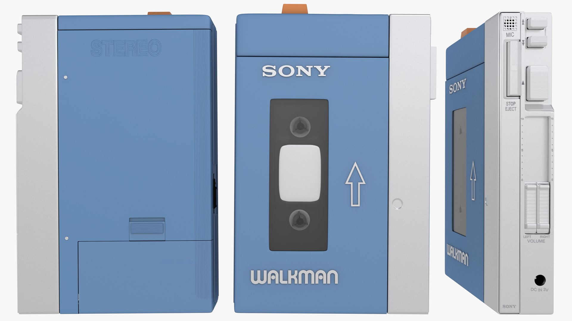 3D Sony TPS-L2 Walkman Model - TurboSquid 2413467