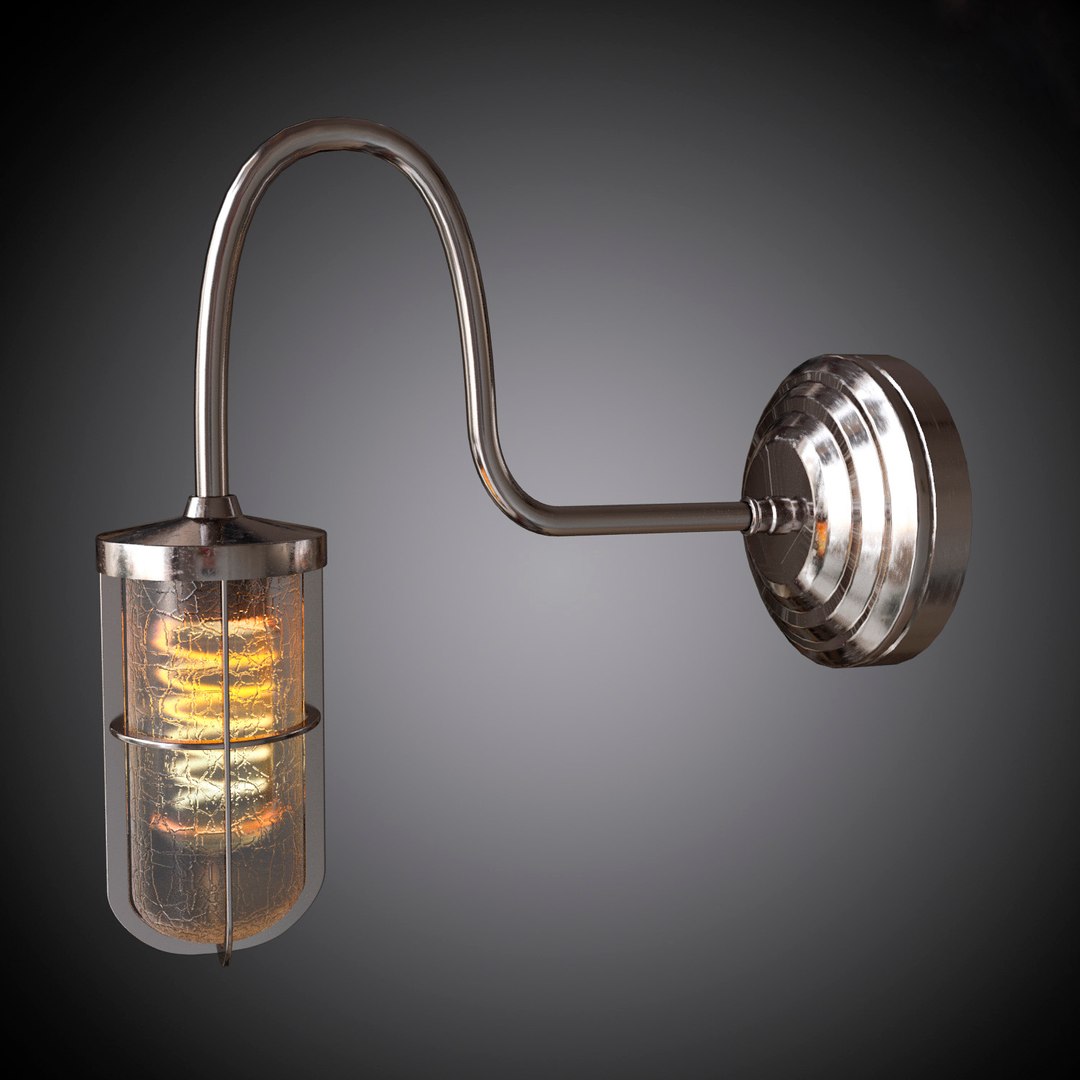 3d Model Chandelier Wall Lamp Dune