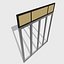 doors metal double 3D model