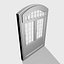 doors metal double 3D model