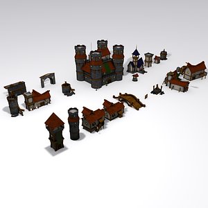 3D fantasy medieval