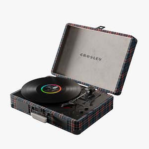 3D Crosley Turntable 4