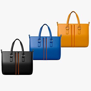 tote bag 02 3D model