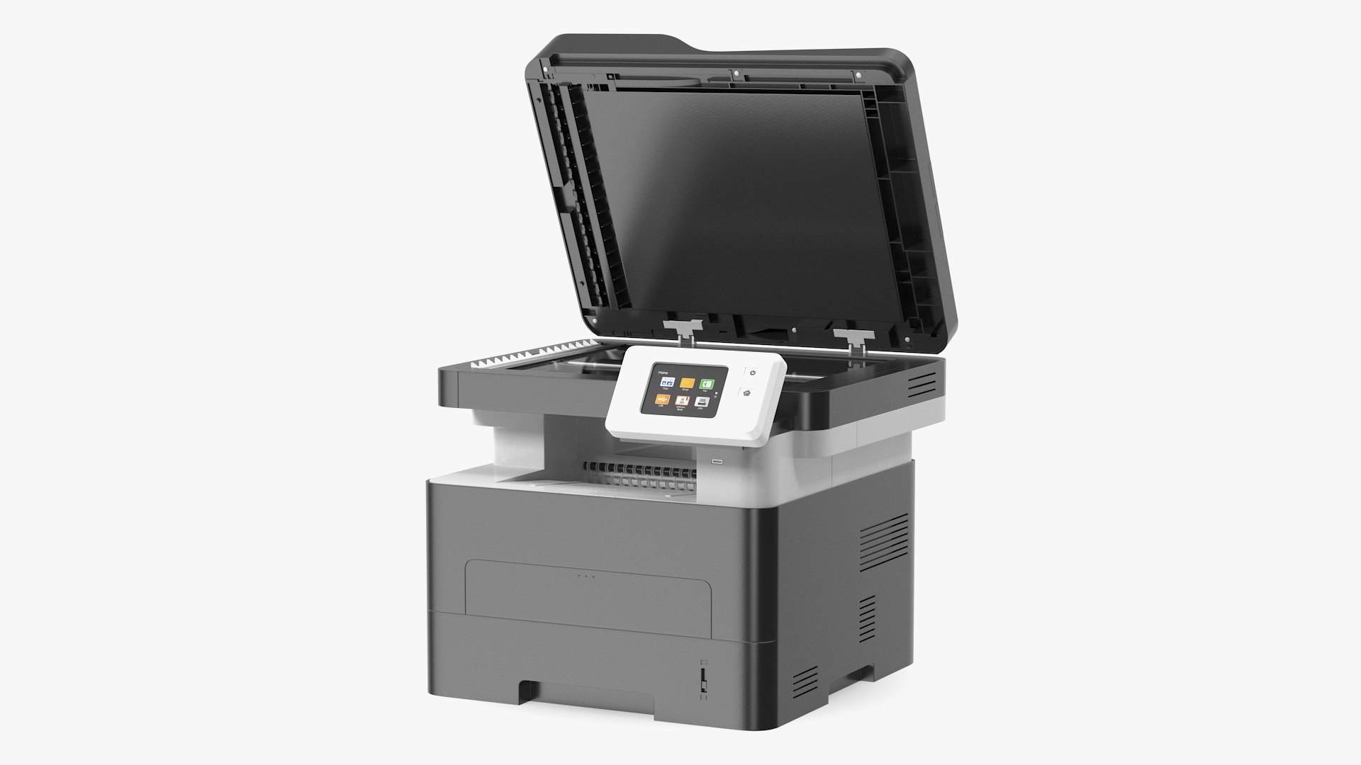 Multifunction Laser Printer Open 3D model preview