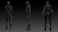 Crysis Nanosuit Female Version High-Quality Rigged