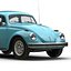 retro volkswagen cars 3d 3ds