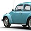 retro volkswagen cars 3d 3ds