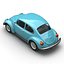 retro volkswagen cars 3d 3ds