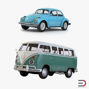 Retro Volkswagen Cars Collection