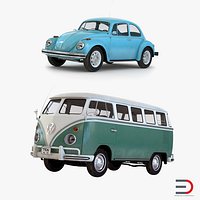 Retro Volkswagen Cars Collection