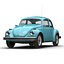 retro volkswagen cars 3d 3ds