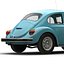 retro volkswagen cars 3d 3ds