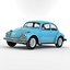 retro volkswagen cars 3d 3ds