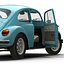 retro volkswagen cars 3d 3ds