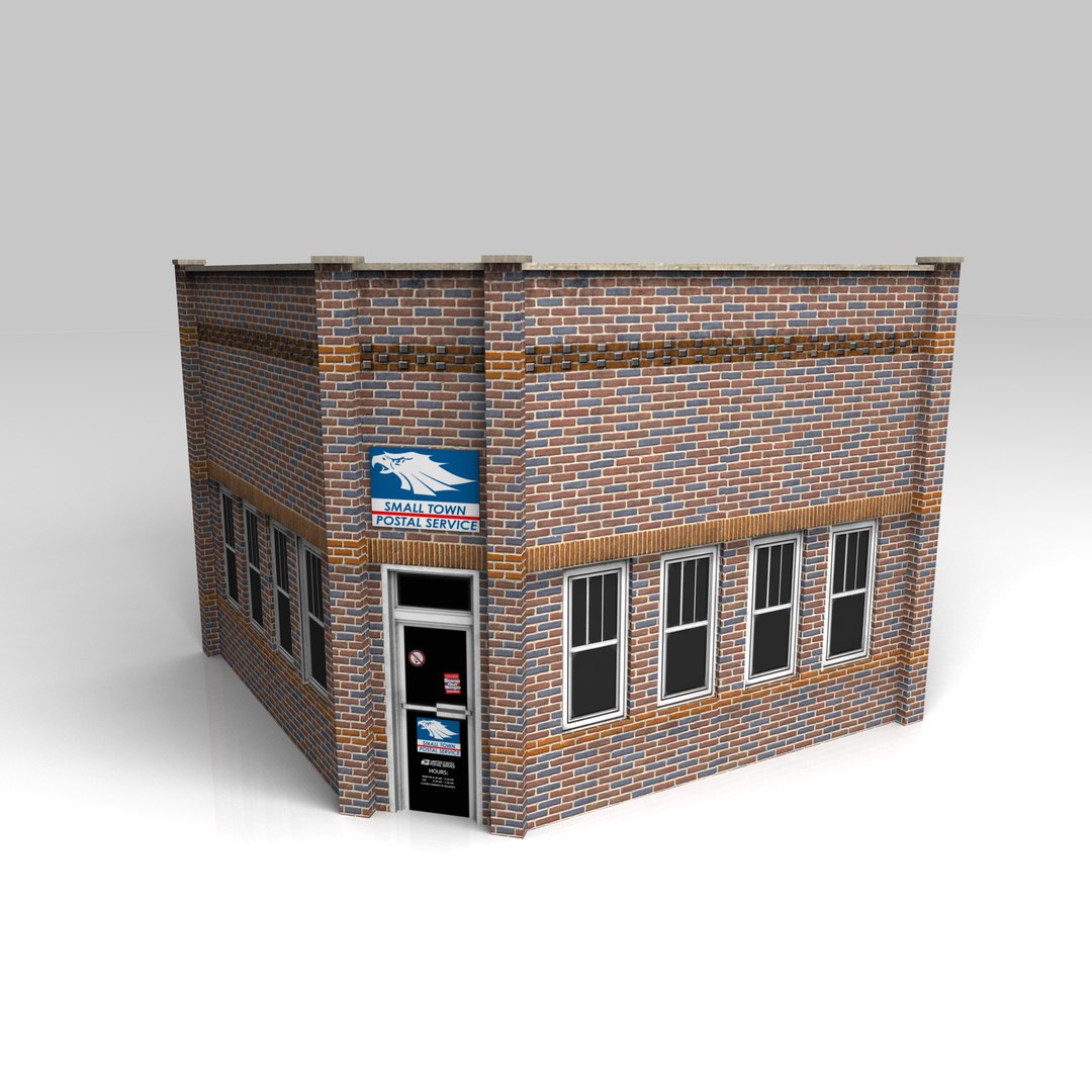 3d Model Post Office