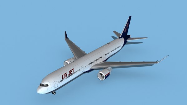 modelo 3d Boeing 767-400 US Jet - TurboSquid 1912382