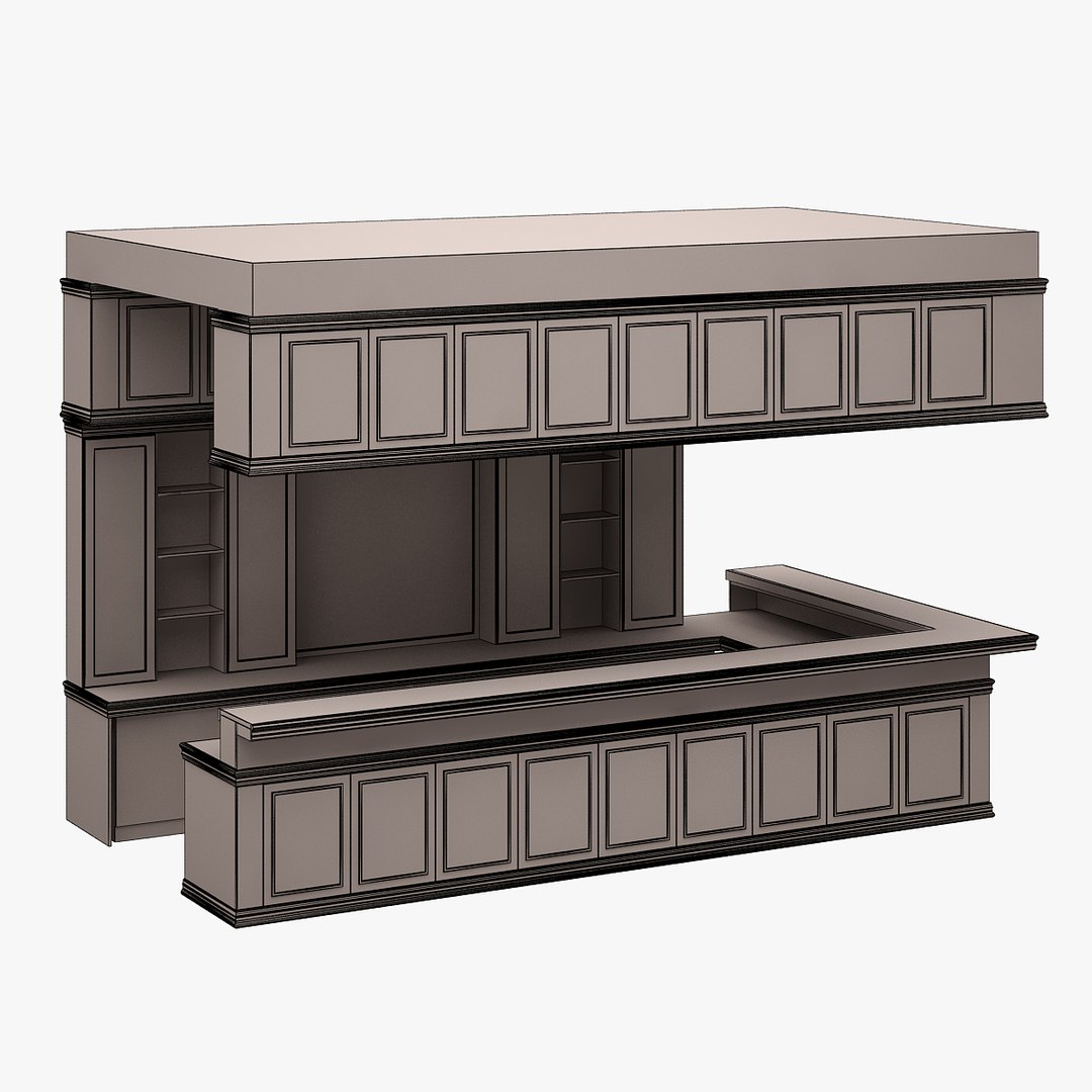 3d Model Bar Set