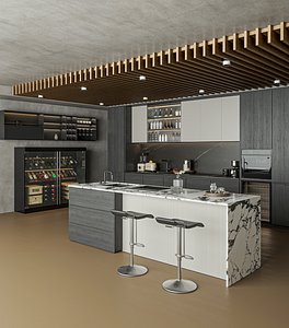 3D model Modern kitchen