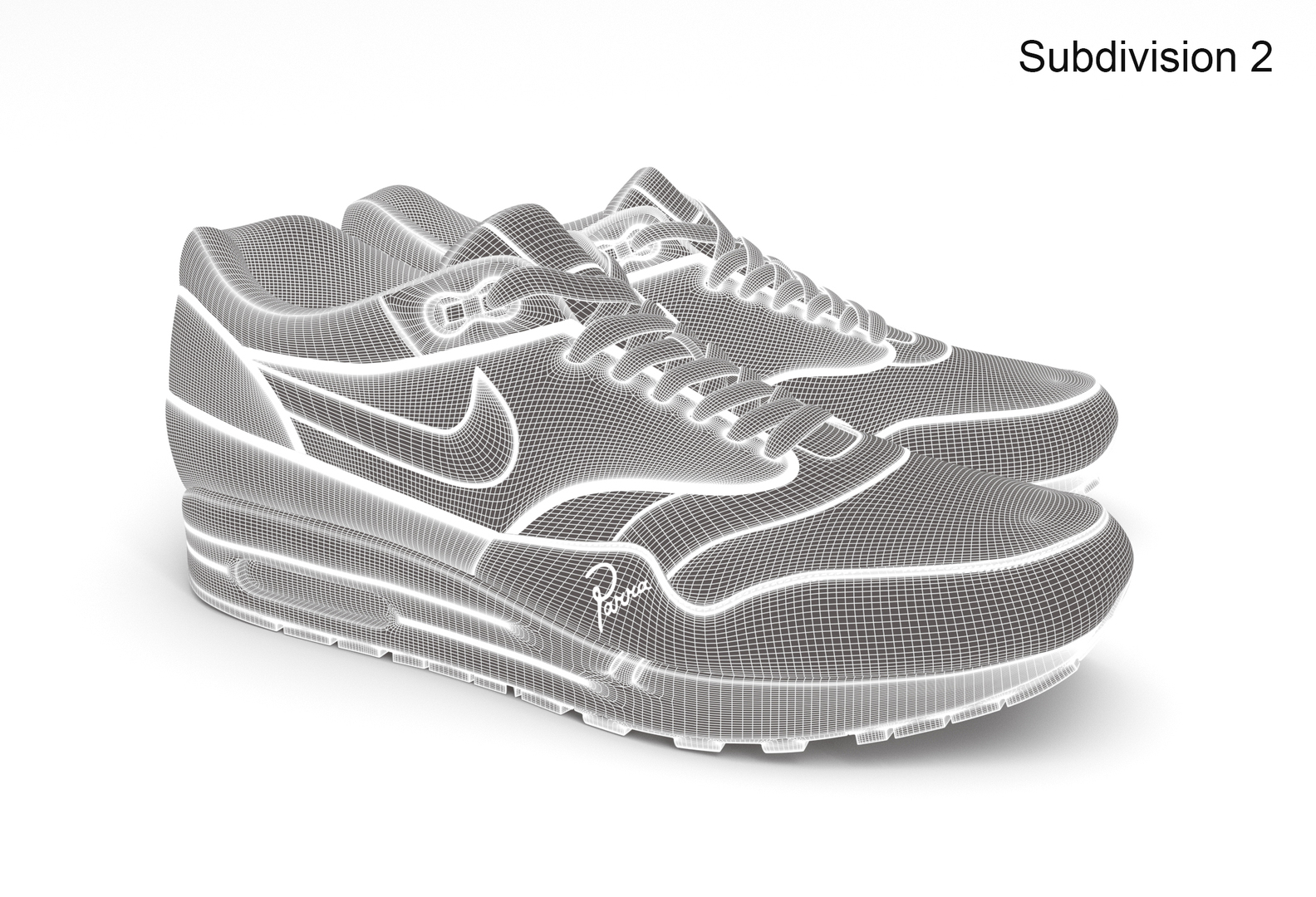 nike air 3d model