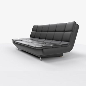 LEATHER BLACK SOFA