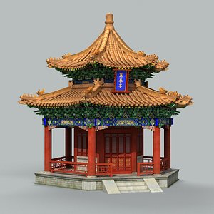 traditional chinese building 3D