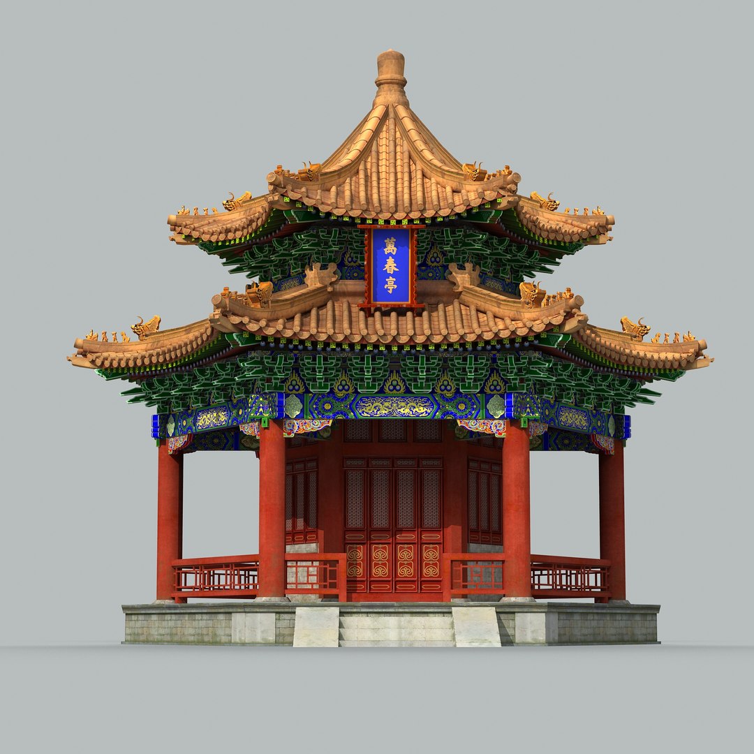 Traditional Chinese Building 3D - TurboSquid 1308071