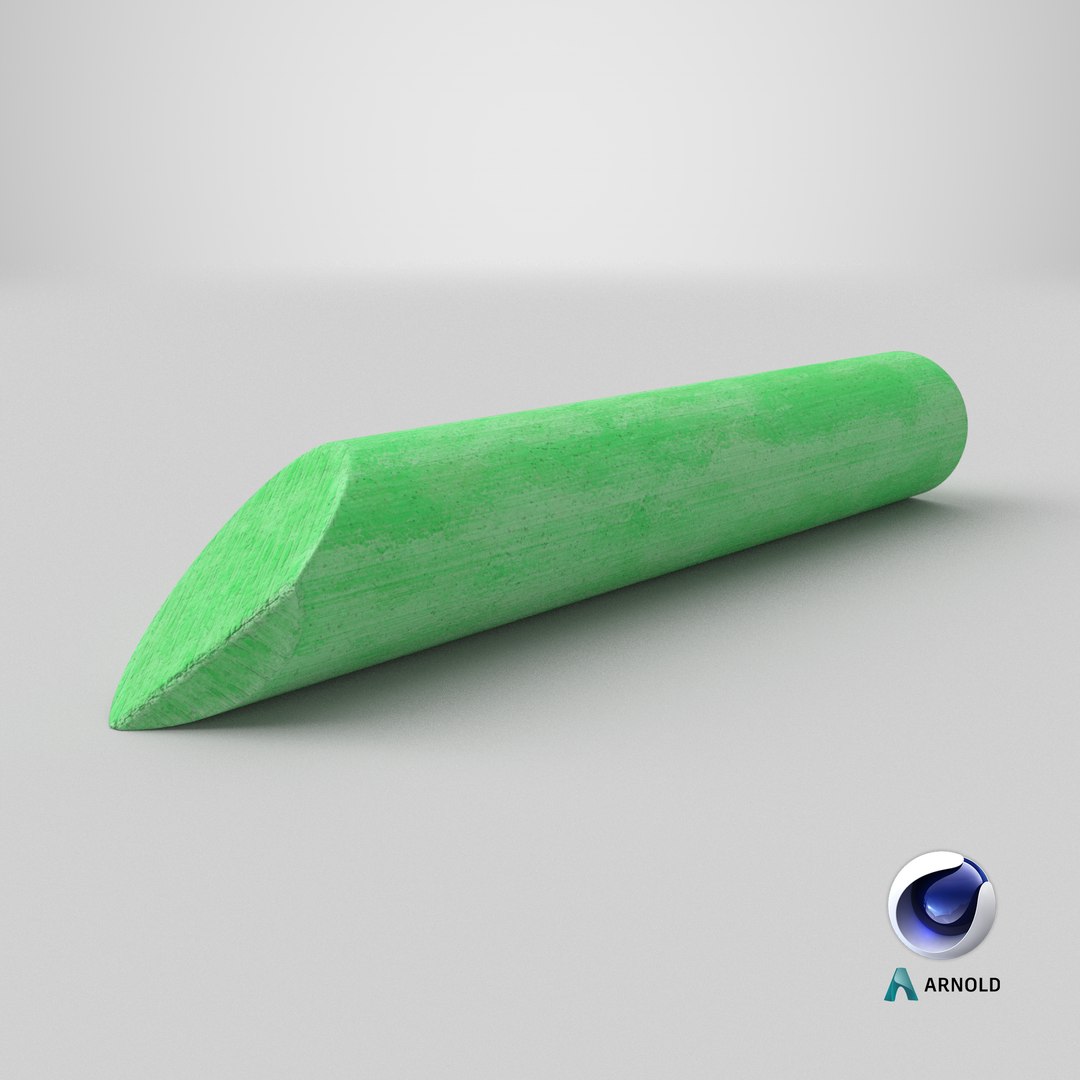 3D Green Chalk Model - TurboSquid 2507895