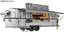 3D Three Detailed Food Trucks