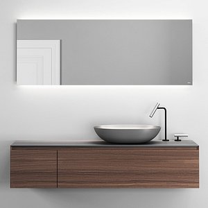 vanity pure unit washbasin 3D model