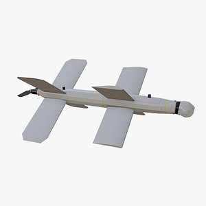 ZALA LANCET Kamikaze Attack Drone Low-poly
